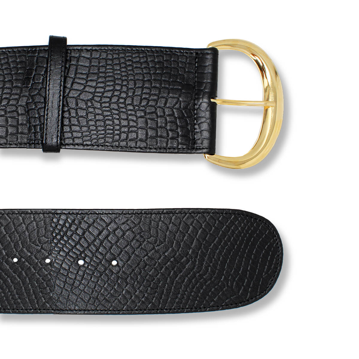 SOL - Negro Regina Romero Accesorio Cinturon Para Dama en Piel
