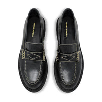 QUINN - Black Regina Romero Urban Sport Tennis Shoe for Women in Leather