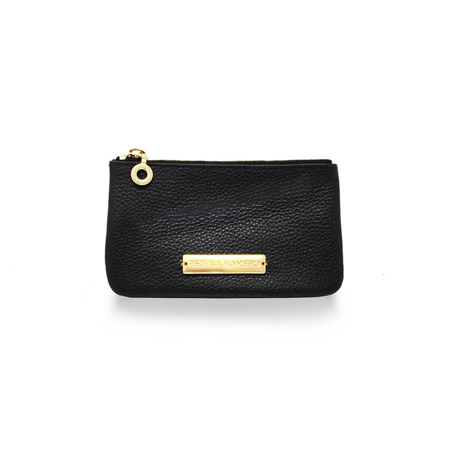 SOPHIE - Negro Regina Romero Accesorio Monedero Para Dama en Piel