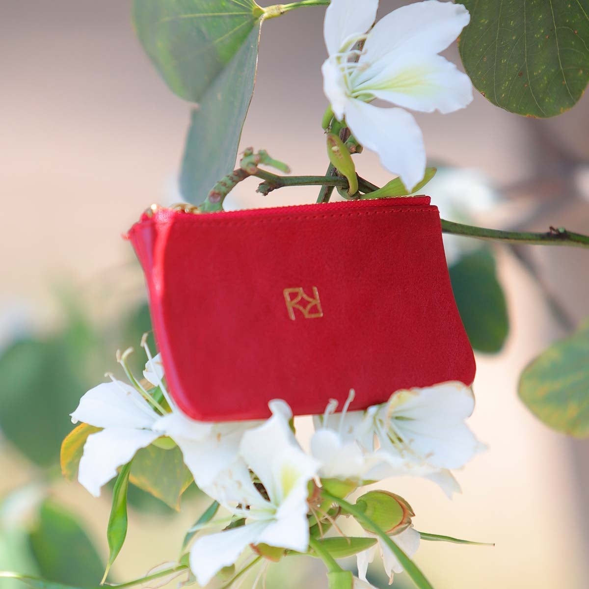 SOPHIE - Rojo Regina Romero Accesorio Monedero Para Dama en Piel