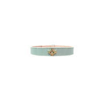 BRACELET - Menta Regina Romero Leather Bracelet Accessory for Women