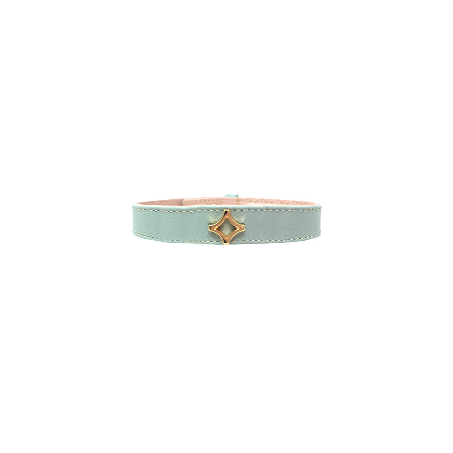 BRACELET - Menta Regina Romero Leather Bracelet Accessory for Women