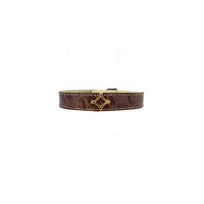 BRACELET - Tan Regina Romero Leather Bracelet Accessory for Women