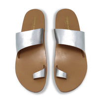 AMAYA - Antimony Regina Romero Resort Flat Sandal Shoe for Lady in Leather