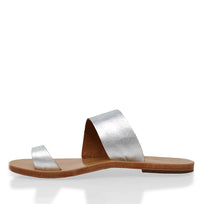 AMAYA - Antimony Regina Romero Resort Flat Sandal Shoe for Lady in Leather