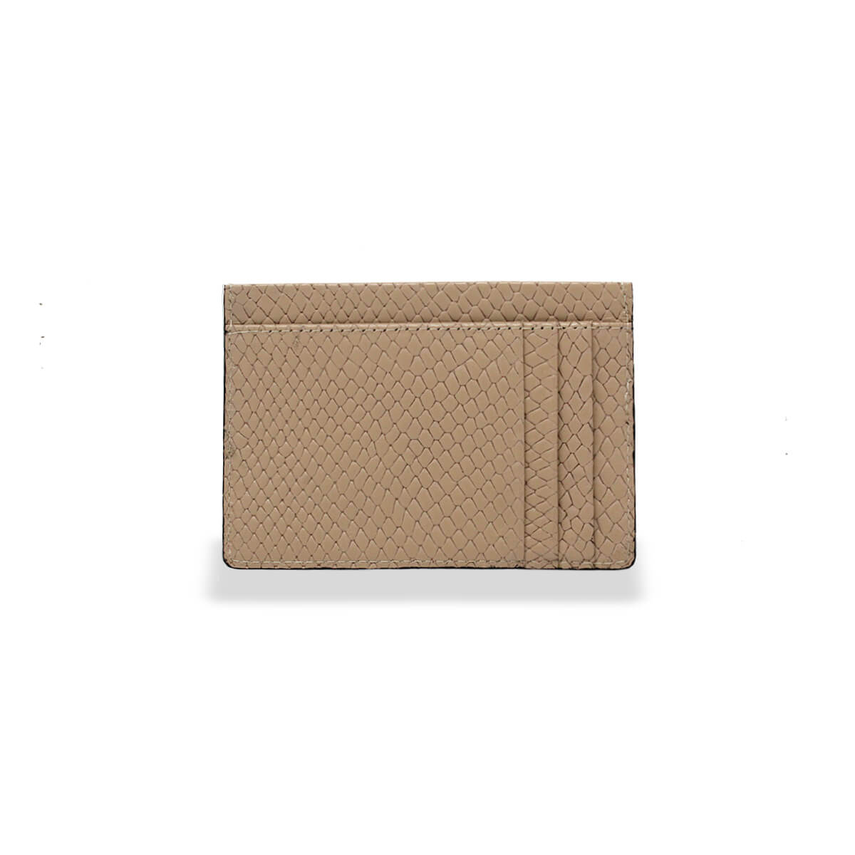 BLISS - Beige Regina Romero Women's Leather Card Holder Accessory