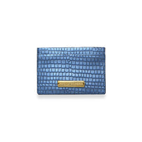 BLISS - Cobalt Regina Romero Women's Leather Card Holder Accessory