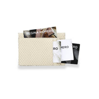 BLISS - Latte Regina Romero Leather Card Holder Accessory for Women