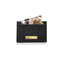 BLISS - Black Regina Romero Accessory Card Holder for Women in Leather