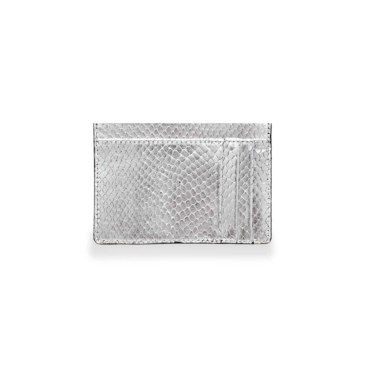 BLISS - Silver Regina Romero Women's Leather Card Holder Accessory