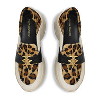 KIRSTEN - Beige Print y Negro Regina Romero Zapato Tenis Urbano Sport Para Dama en Piel