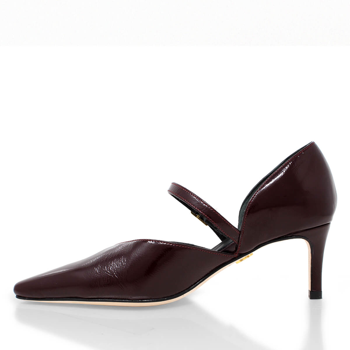 EMILIA 60 - Vino Regina Romero Zapato Zapatilla Tacon Bajo Para Dama en Piel