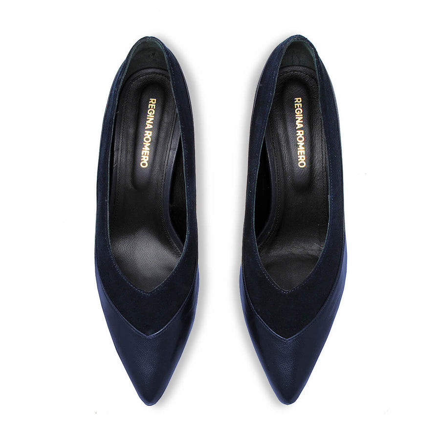 FIUME 60 - Marino Regina Romero Zapato Sandalia Zapatilla Tacon Bajo Para Dama en Piel