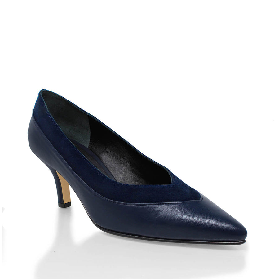 FIUME 60 - Marino Regina Romero Zapato Sandalia Zapatilla Tacon Bajo Para Dama en Piel