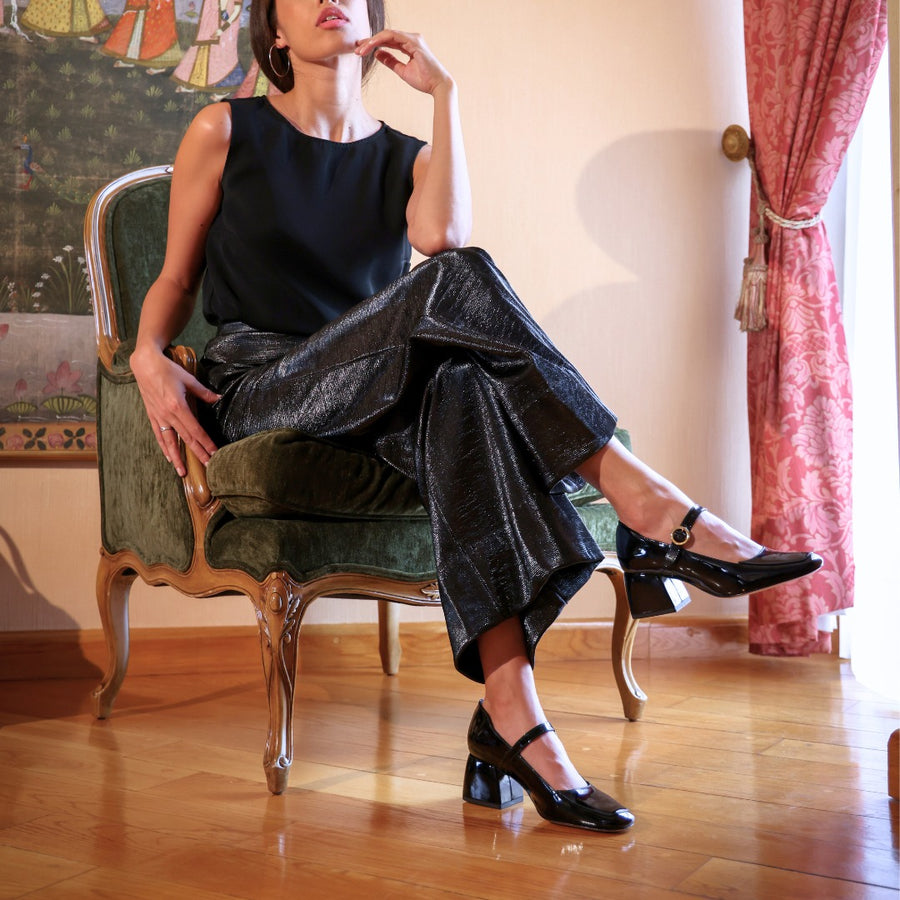MATI 50 - Seda Regina Romero Low Heel Sneaker Shoe for Lady in Leather