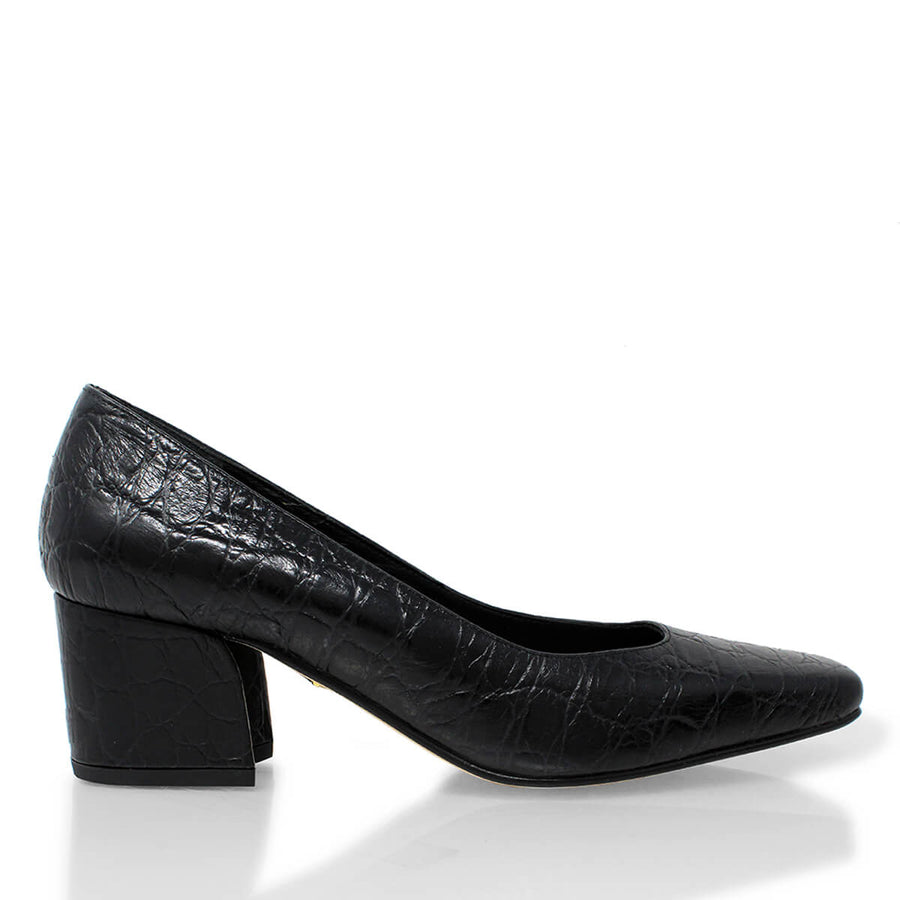 TAMARA 50 - Black Regina Romero Low Heel Sneaker for Lady in Leather