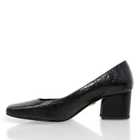 TAMARA 50 - Black Regina Romero Low Heel Sneaker for Lady in Leather