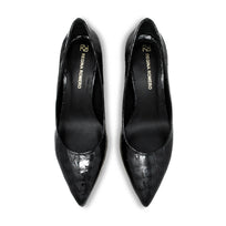 TAMARA 50 - Black Regina Romero Low Heel Sneaker for Lady in Leather