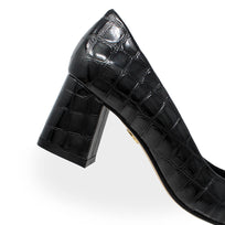 TAMARA 50 - Black Regina Romero Low Heel Sneaker for Lady in Leather