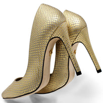 REGINA PUMP 105 - Beige Regina Romero High Heel Sneaker for Lady in Leather