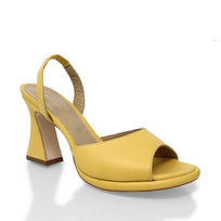 DAVINA 85 - Amarillo Regina Romero Zapato Zapatilla Tacon Alto Para Dama en Piel