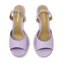 DAVINA 85 - Lila Regina Romero Zapato Zapatilla Tacon Alto Para Dama en Piel