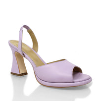 DAVINA 85 - Lila Regina Romero Zapato Zapatilla Tacon Alto Para Dama en Piel