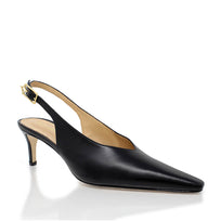 FENICIA 60 - Negro Regina Romero Zapato Zapatilla Tacon Bajo Para Dama en Piel