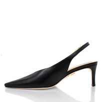 FENICIA 60 - Negro Regina Romero Zapato Zapatilla Tacon Bajo Para Dama en Piel