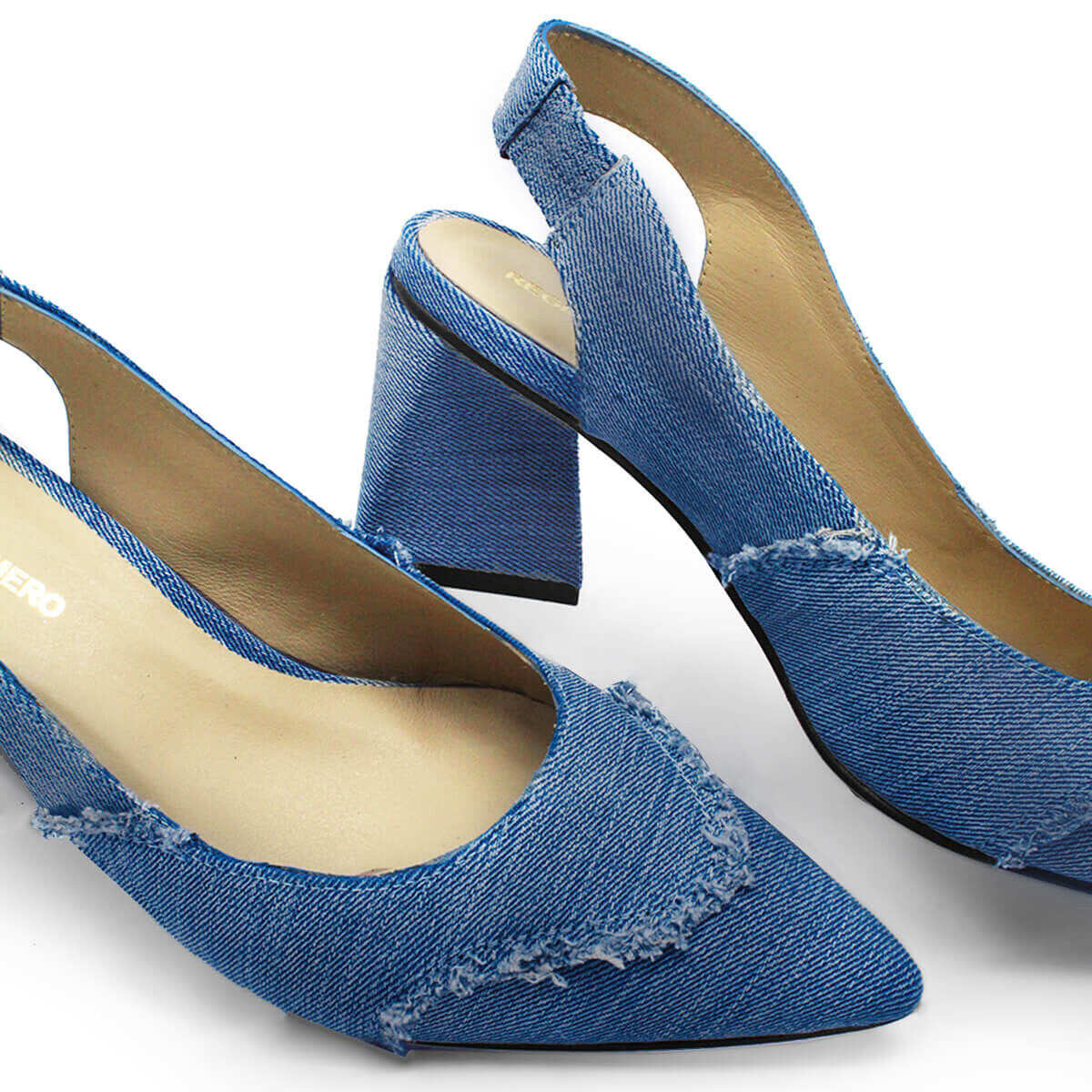 LIZZY 50 - Denim Regina Romero Low Heel Sneaker Shoe for Women