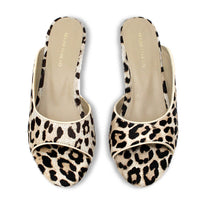 MIAMI 55 - Latte Regina Romero Low Heel Sandal Slipper Shoe for Women in Leather