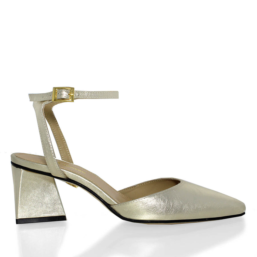 URSULA 50 - Seda Regina Romero Zapato Zapatilla Tacon Bajo Para Dama en Piel