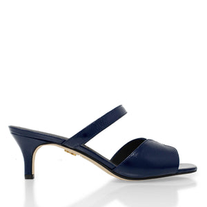 VEGA 60 LIMITED EDITION - Fleur Bleue Regina Romero Low Heel Sandal Slipper Shoe for Women in Leather