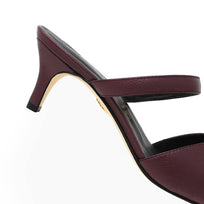 VEGA 60 LIMITED EDITION - Fleur Vin Regina Romero Low Heel Sandal Slipper Shoe for Women in Leather