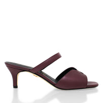 VEGA 60 LIMITED EDITION - Fleur Vin Regina Romero Low Heel Sandal Slipper Shoe for Women in Leather