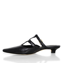 SILVIA 30 - Negro Regina Romero Zapato Zapatilla Tacon Bajo Para Dama en Piel