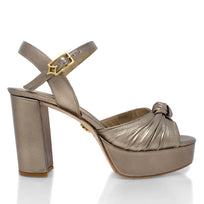 ALEKSANDRA 95 - Seda Regina Romero Zapato Sandalia Plataforma Tacon Alto Para Dama en Piel