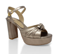 ALEKSANDRA 95 - Seda Regina Romero Zapato Sandalia Plataforma Tacon Alto Para Dama en Piel