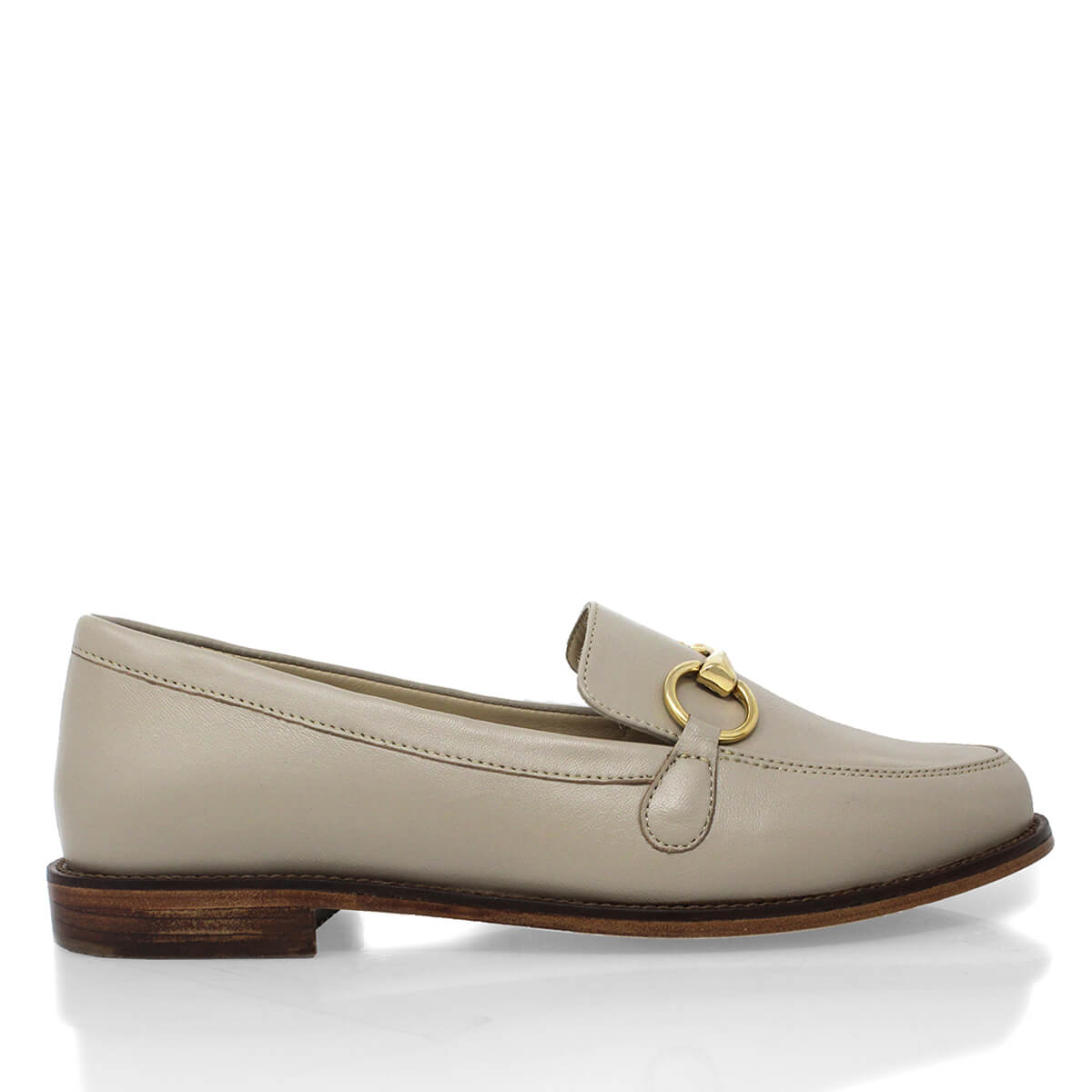 JUDY - Arena Regina Romero Women's Flat Moccasin Shoe in Leather