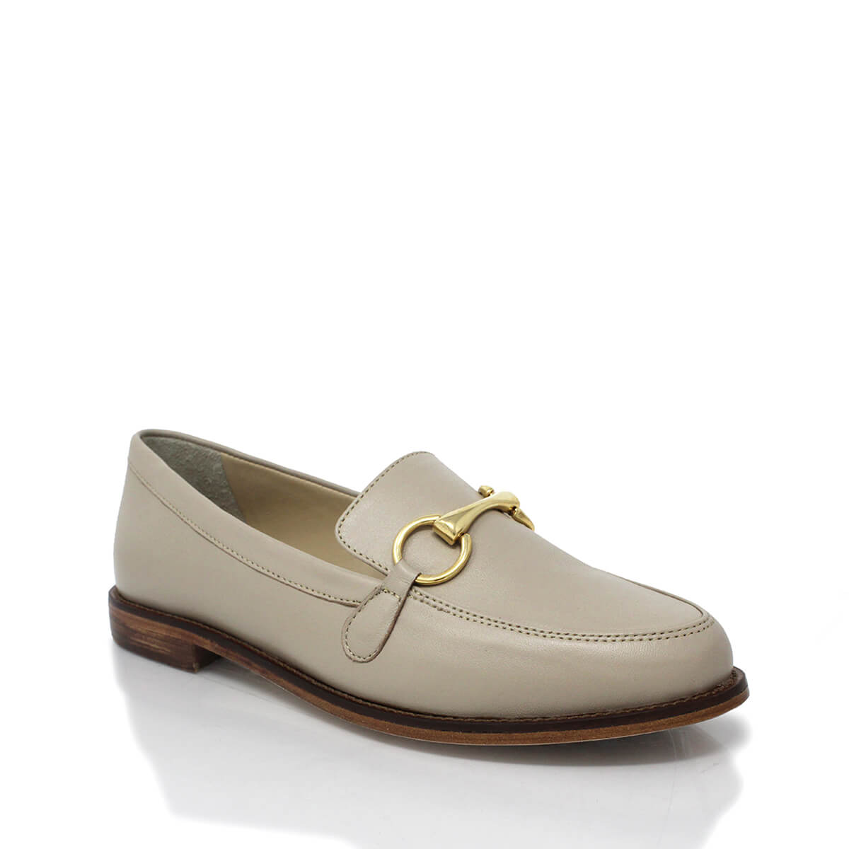 JUDY - Arena Regina Romero Women's Flat Moccasin Shoe in Leather