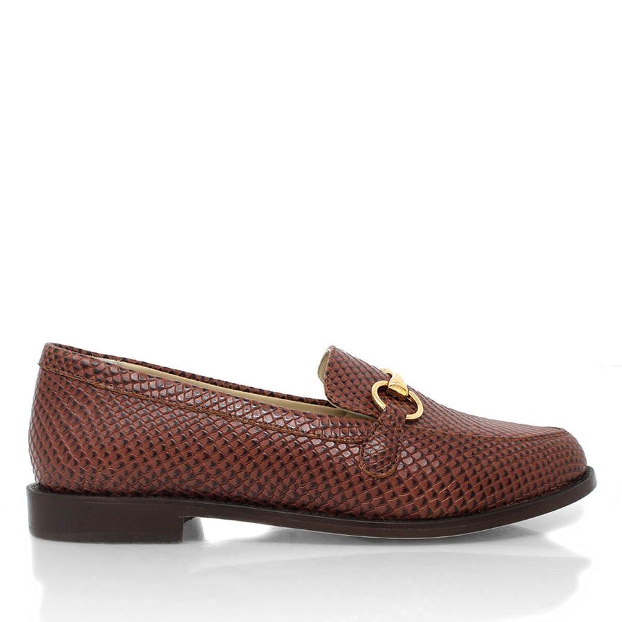 JUDY - Cafe Regina Romero Women's Flat Moccasin Shoe in Leather