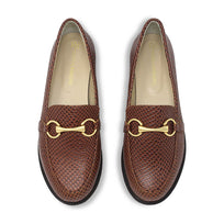JUDY - Cafe Regina Romero Women's Flat Moccasin Shoe in Leather