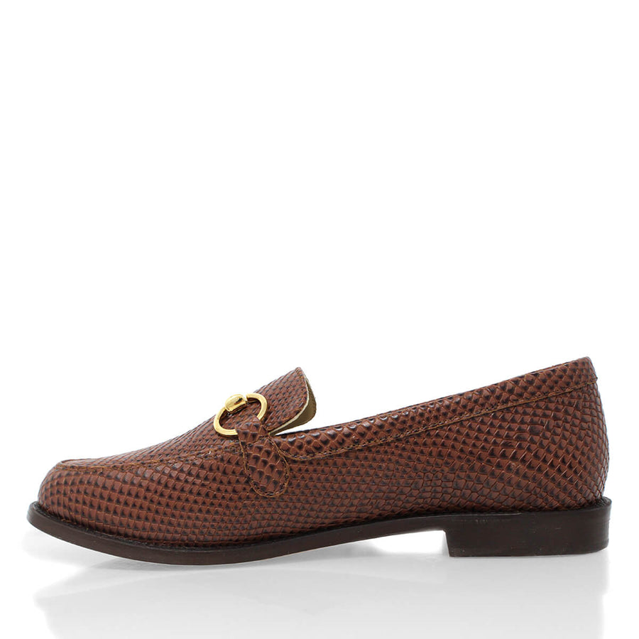 JUDY - Cafe Regina Romero Women's Flat Moccasin Shoe in Leather