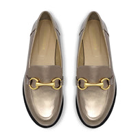 JUDY - Seda Regina Romero Zapato Mocasin de Piso Para Dama en Piel