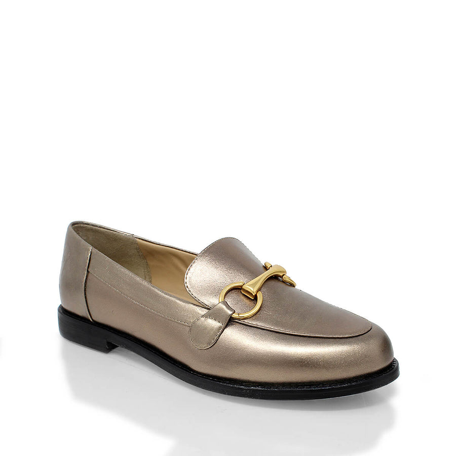 JUDY - Seda Regina Romero Zapato Mocasin de Piso Para Dama en Piel