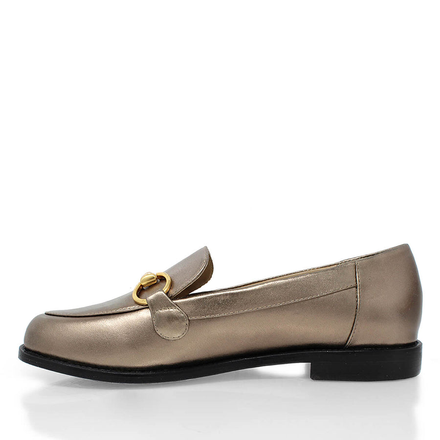 JUDY - Seda Regina Romero Zapato Mocasin de Piso Para Dama en Piel