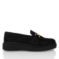 JUDY FLOW - Negro Regina Romero Zapato Tenis Urbano Sport Para Dama en Piel