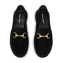 JUDY FLOW - Negro Regina Romero Zapato Tenis Urbano Sport Para Dama en Piel