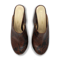 SUZETTE 135 - Cafe Oscuro Regina Romero Zapato Plataforma Tacon Alto Para Dama en Piel