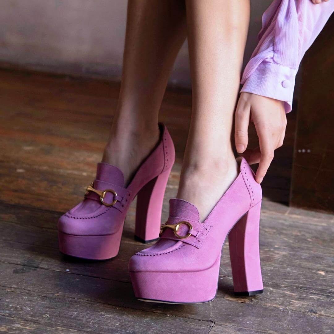 Sapato plataforma rosa new arrivals